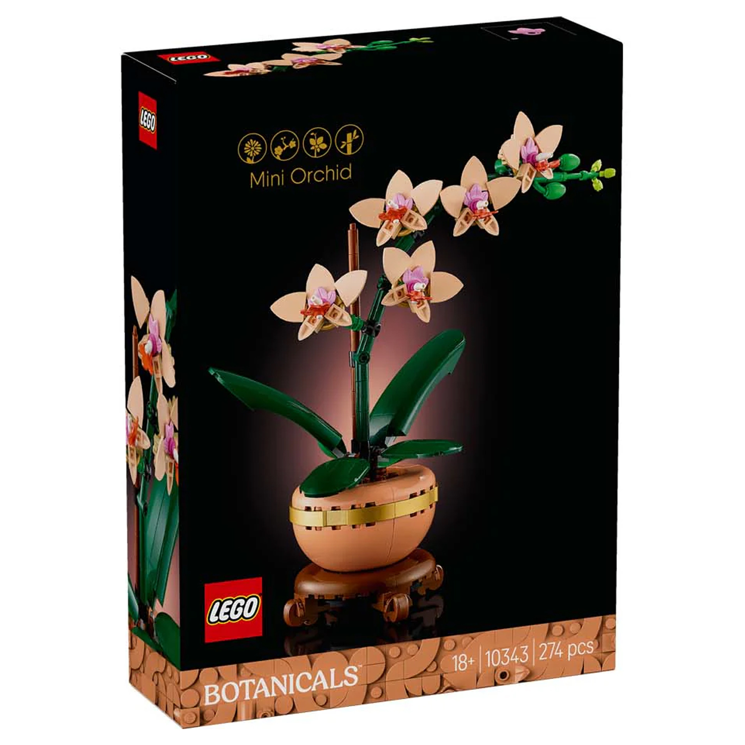 Конструктор детский LEGO Botanical Collection Орхидея Мини - фото 2