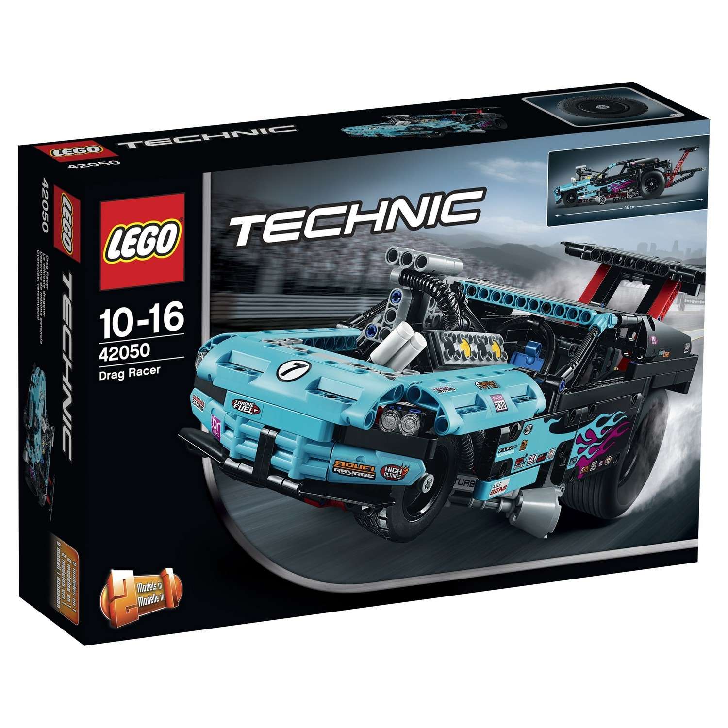 Конструктор LEGO Technic Драгстер (42050) - фото 2