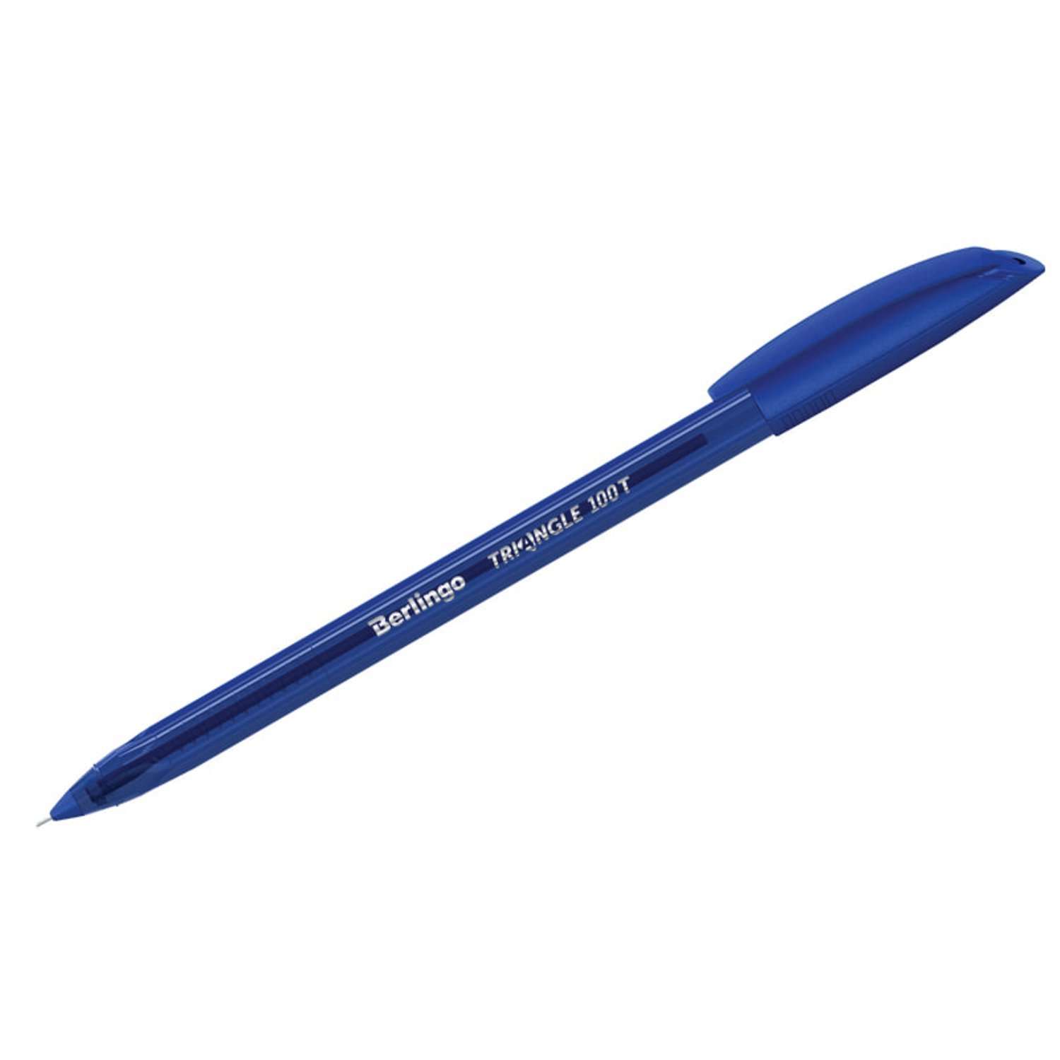 Ручка шариковая BERLINGO Triangle 100T 0.7мм Синяя CBp_07105 - фото 1
