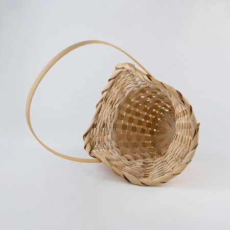 Корзина плетеная Азалия Декор Шляпа из бамбука D9x14/10xH30см цвет натуральный