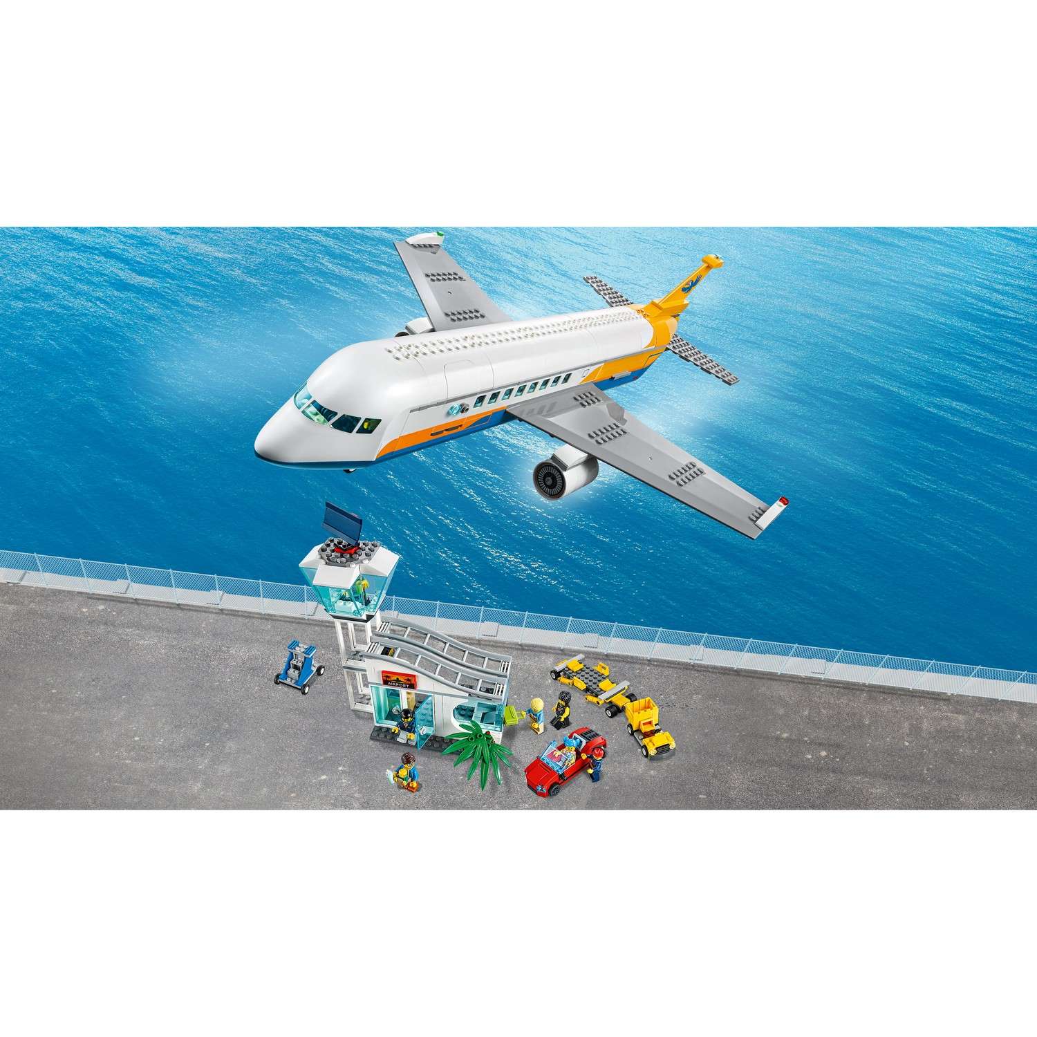 Конструктор LEGO City Пассажирский самолёт 60262 - фото 16