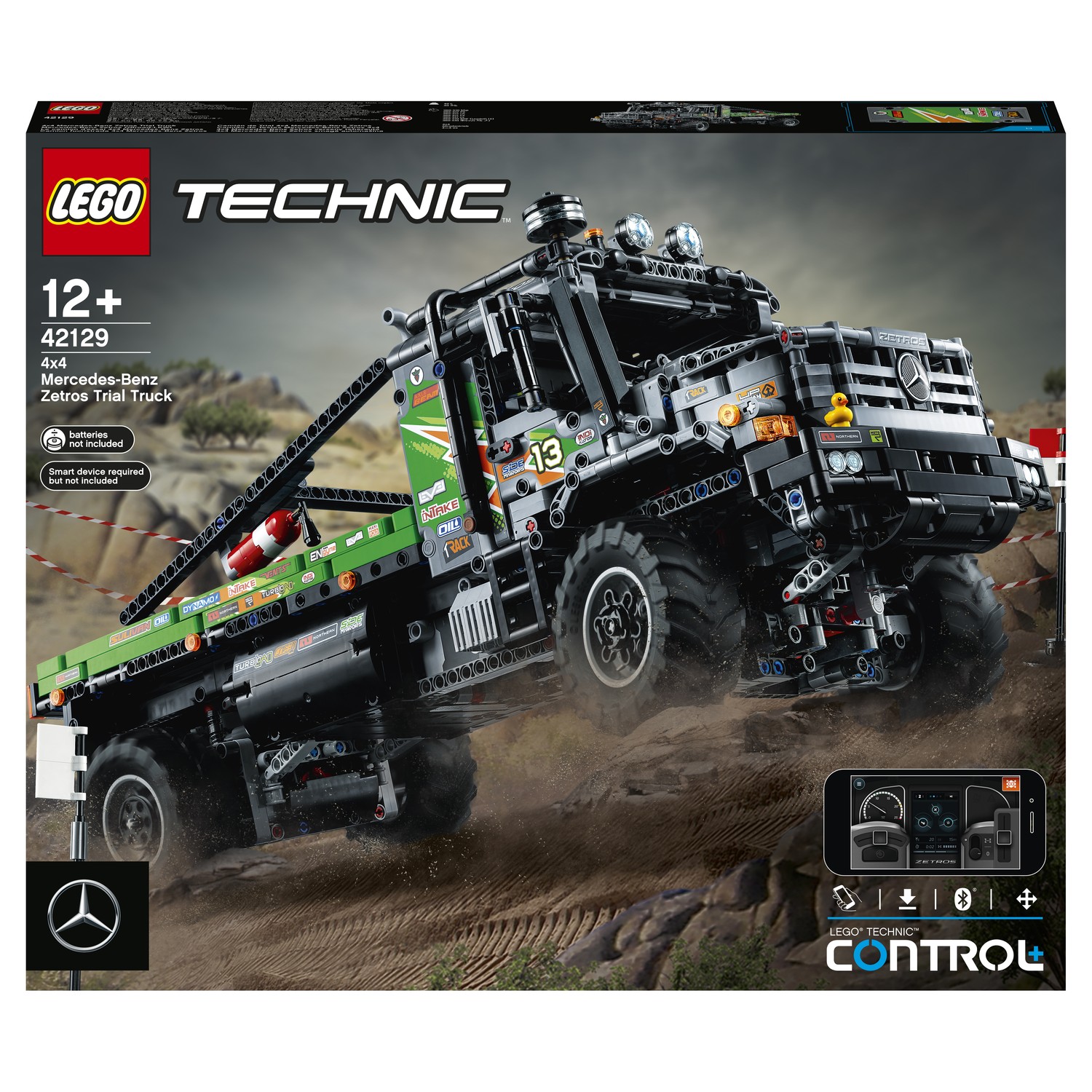 Конструктор LEGO Technic Полноприводный грузовик-внедорожник Mercedes-Benz  Zetros 42129 купить по цене 20699 ₽ в интернет-магазине Детский мир