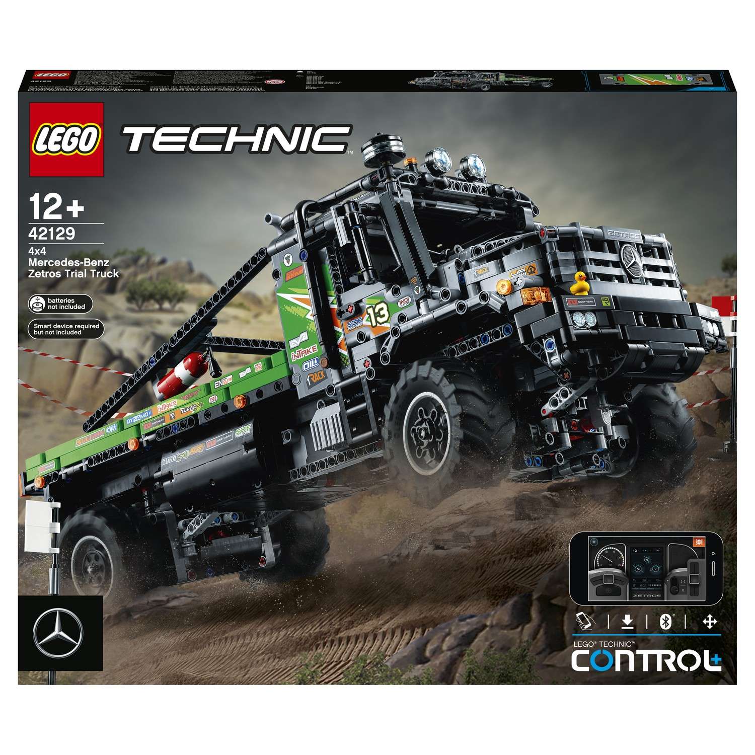 Конструктор LEGO Technic Полноприводный грузовик-внедорожник Mercedes-Benz Zetros 42129 - фото 2