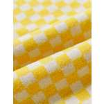 Одеяло байковое детское Суконная фабрика г. Шуя 100х140 рисунок клетка желтый