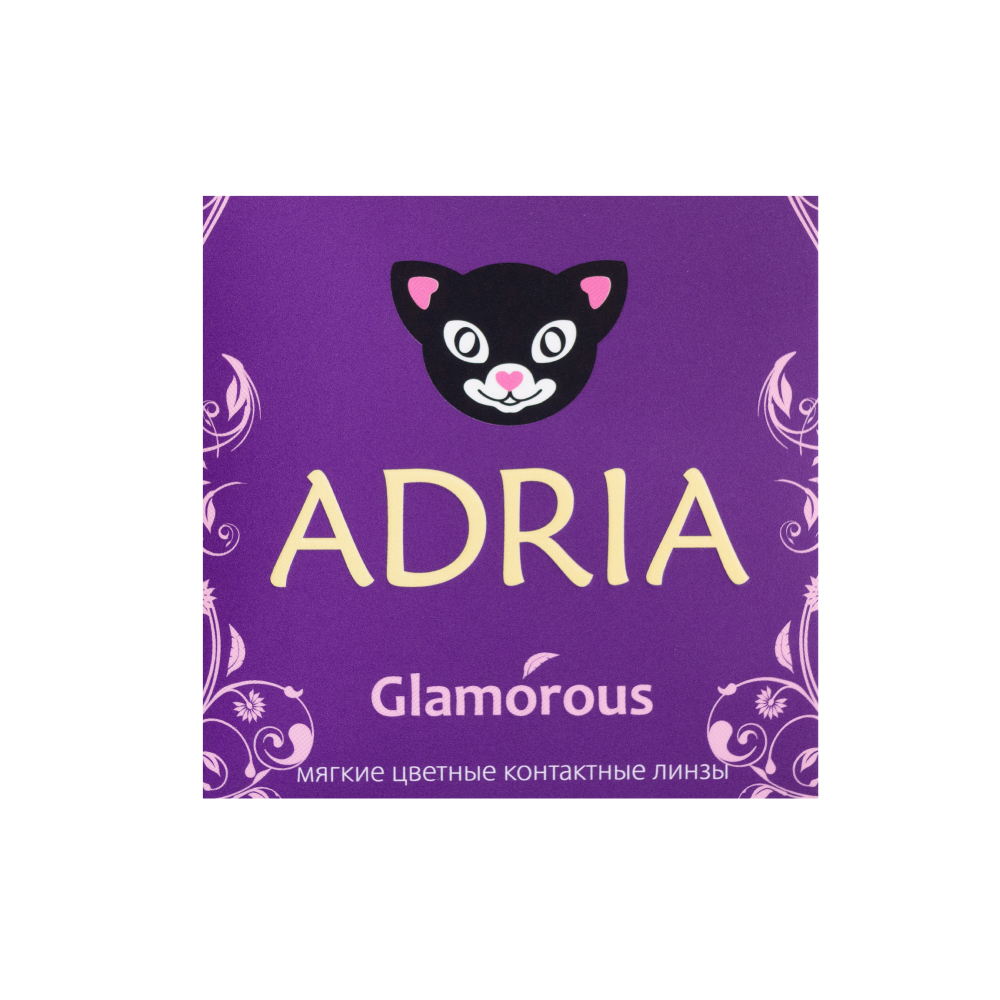 Цветные контактные линзы ADRIA Glamorous 2 линзы R 8.6 Black -0.00 - фото 5