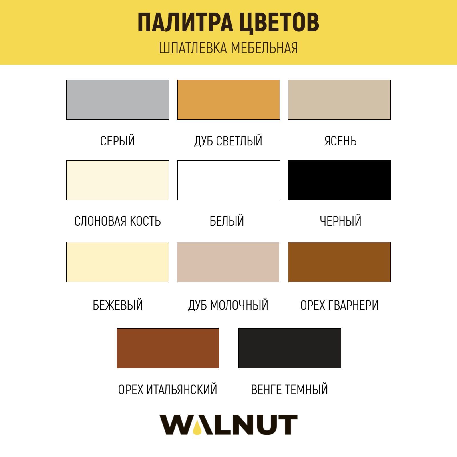 Шпатлевка WALNUT белый 55 г - фото 8