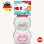 Соска пустышка ортодонтическая силикон Nuk NUK SIGNATURE