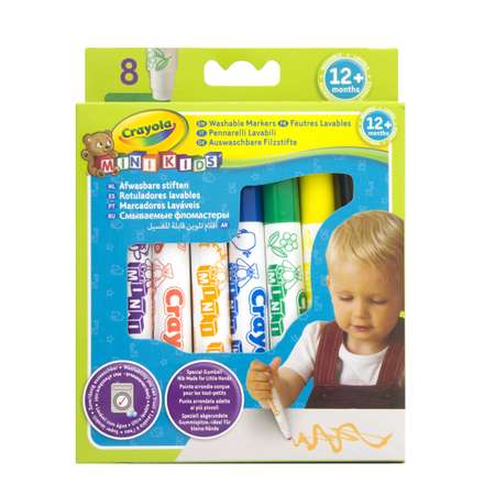 Фломастеры Crayola смываемые 8 шт