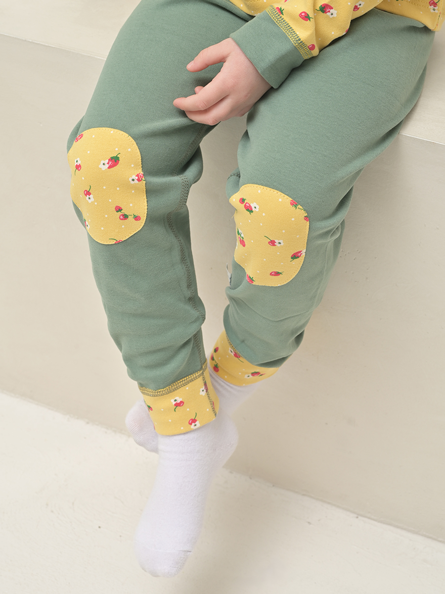 Пижама Fermi kids PJ_ягодки на горчичном - фото 4