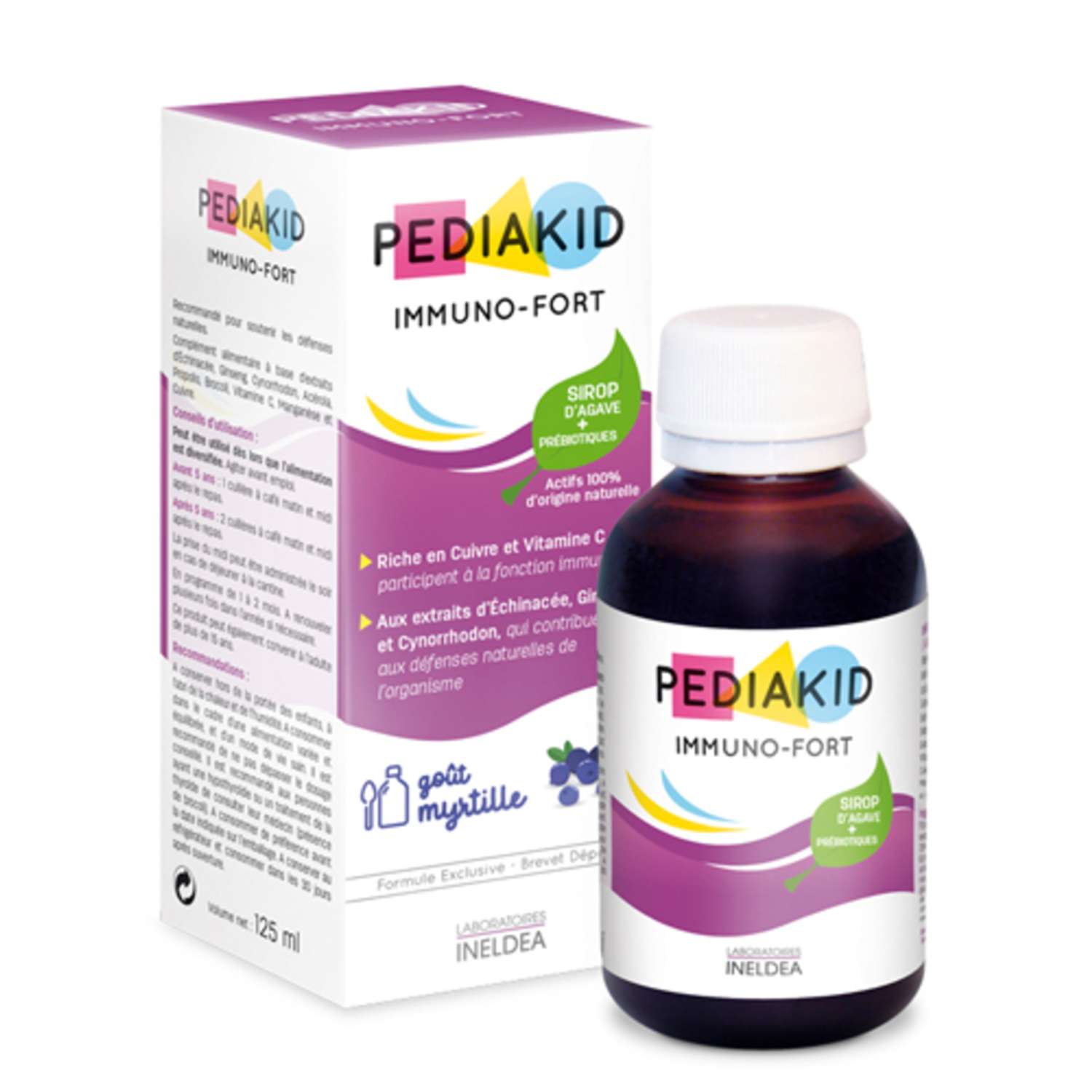 БАД Pediakid PEDIAKID Сироп для укрепления иммунитета Иммуно-Форт 125 мл / Immuno-Fort - фото 1