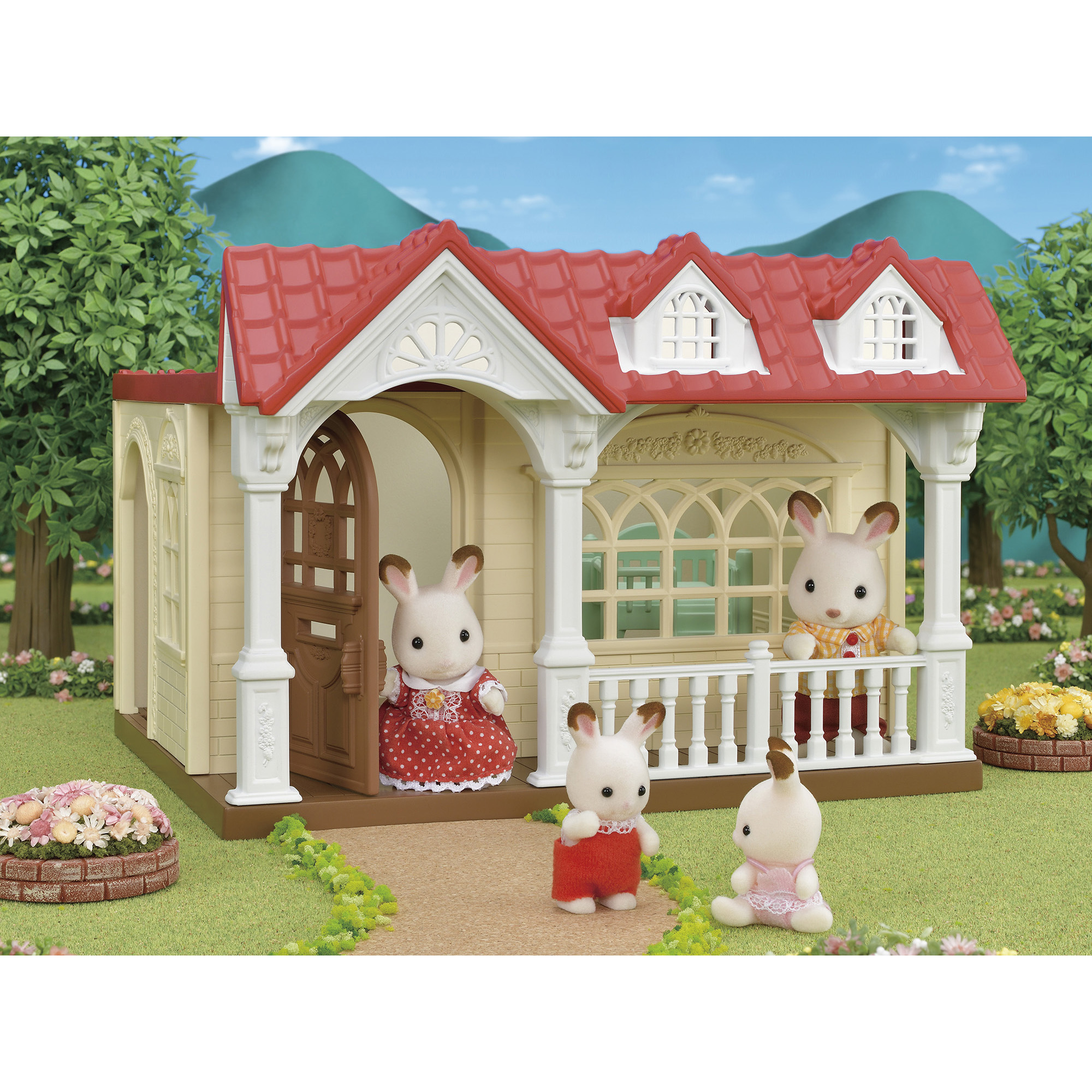 Набор Sylvanian Families Малиновый домик 5393 купить по цене 4099 ₽ в  интернет-магазине Детский мир