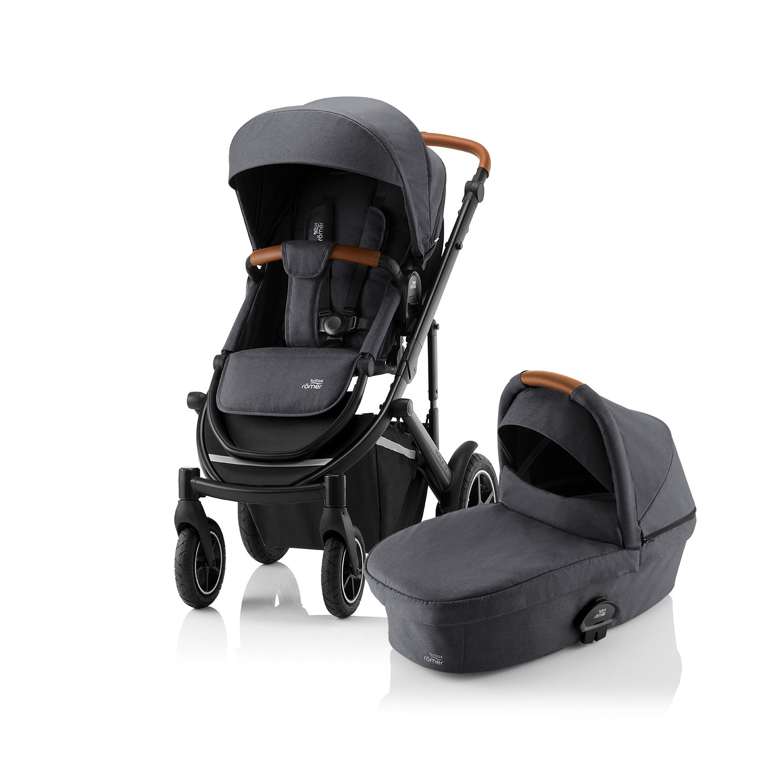 Коляска 2в1 Britax Roemer Smile III Midnight grey - фото 1