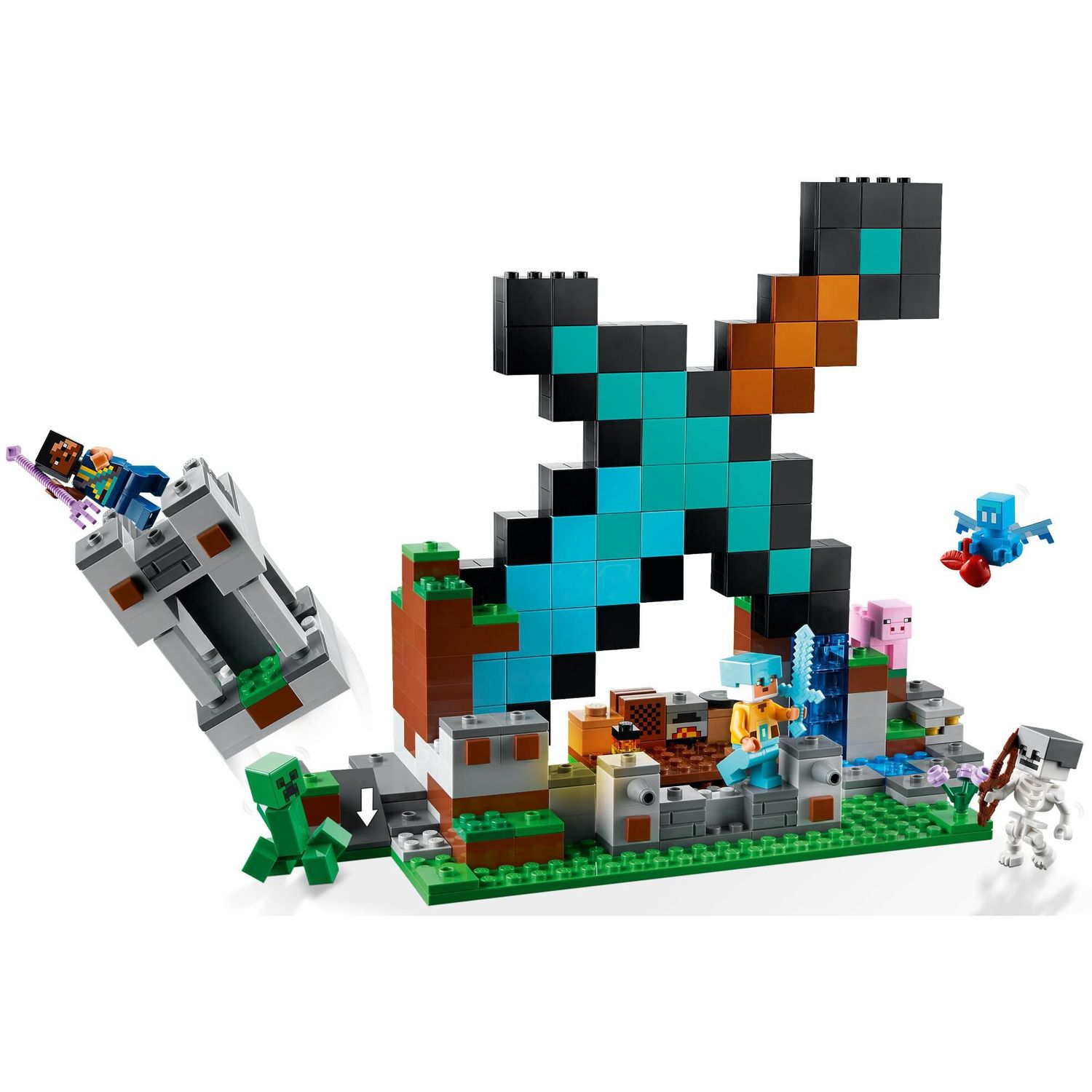 Конструктор LEGO Minecraft The Sword Outpost 21244 купить по цене 4699 ₽ в  интернет-магазине Детский мир