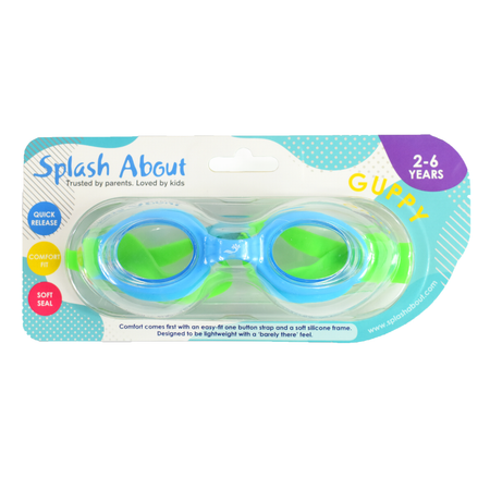 Очки для плавания Splash About Infant Guppy Goggles 2-6 лет голубой