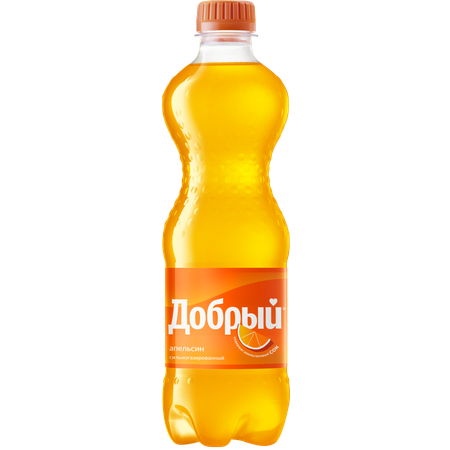 Напиток Добрый газированный апельсин 0.5л