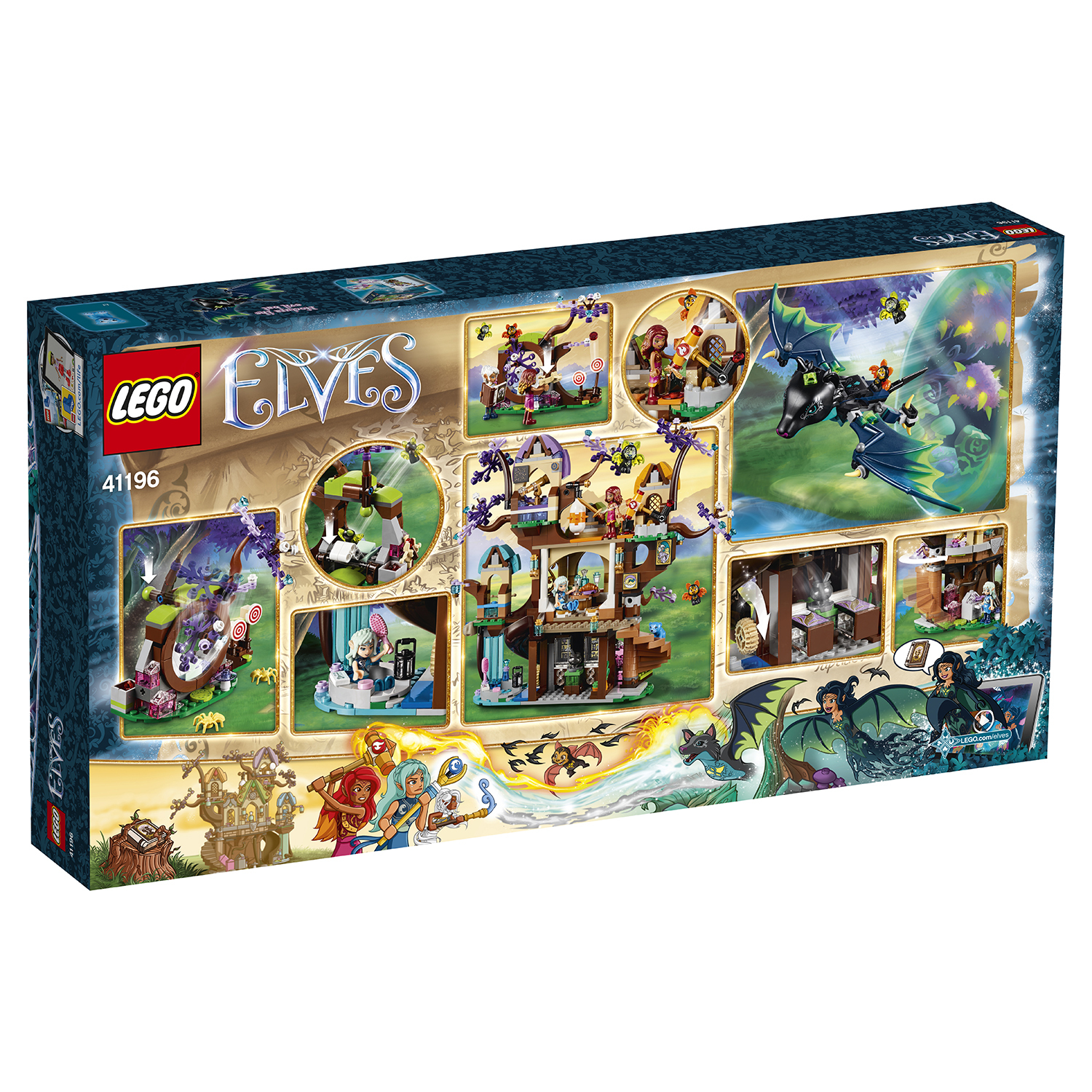 Конструктор LEGO Elves Нападение летучих мышей на Дерево эльфийских звёзд  41196 купить по цене 5999 ₽ в интернет-магазине Детский мир