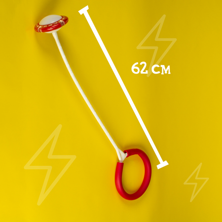 Нейроскакалка Sima-Land Актив световые эффекты цвет белый-красный