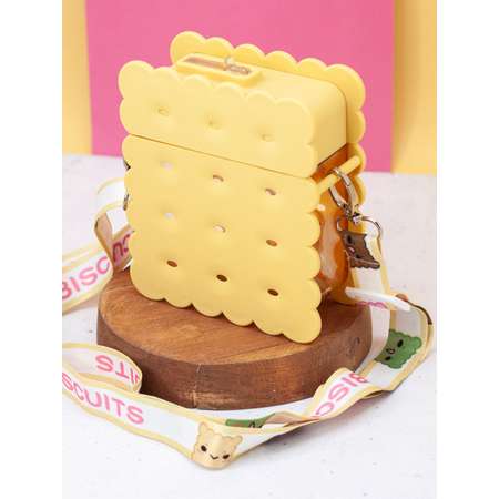 Бутылка для воды спортивная iLikeGift Cookie yellow 380 мл