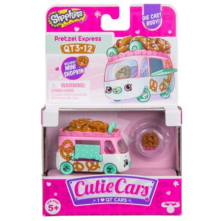 Машинка Cutie Cars с мини-фигуркой Shopkins S3 Кренделек