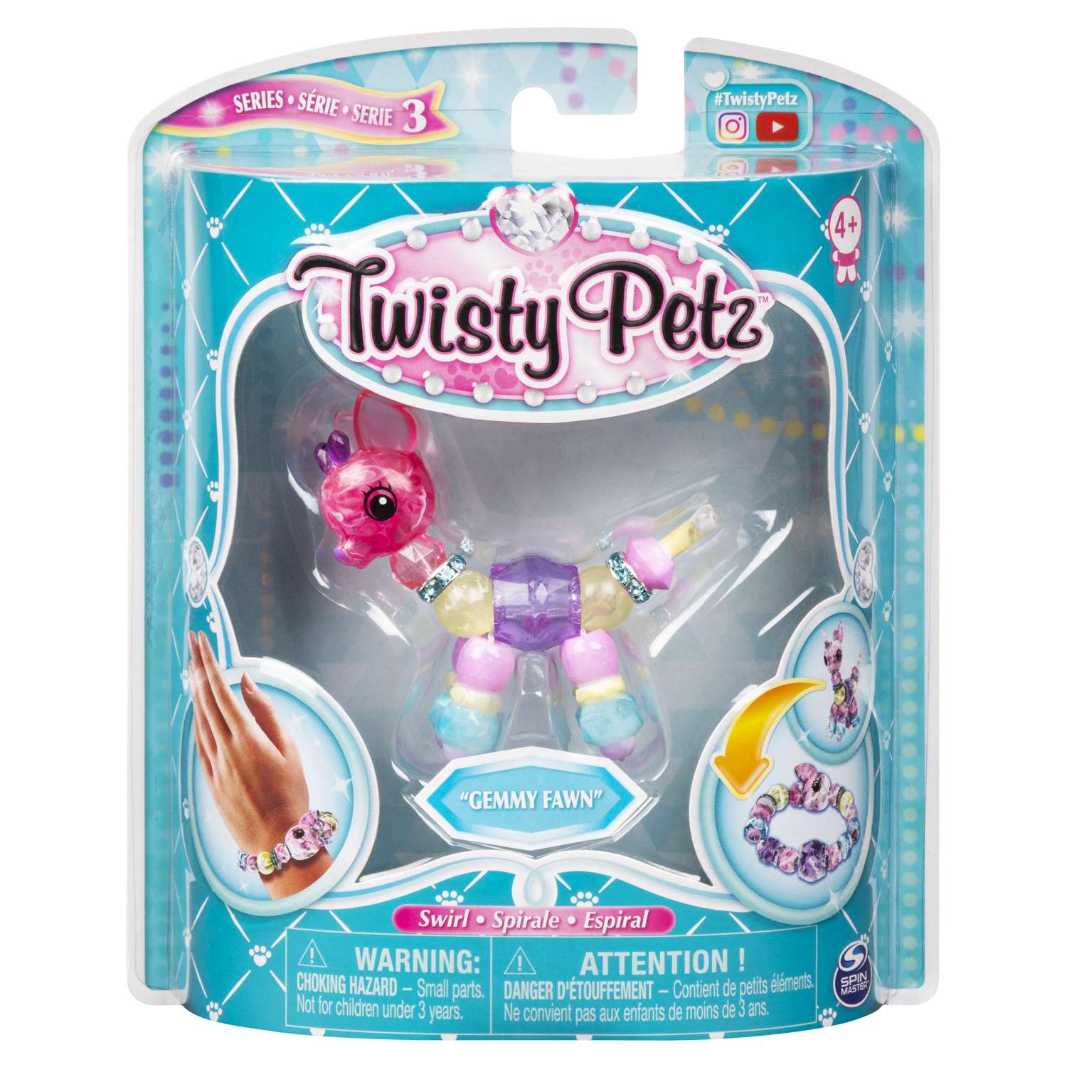 Набор Twisty Petz Фигурка-трансформер для создания браслетов Gemmy Fawn 6044770/20116686 - фото 1