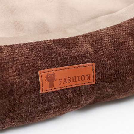 Лежанка Пижон со съемным чехлом мебельная ткань поролон 45х35х13 см