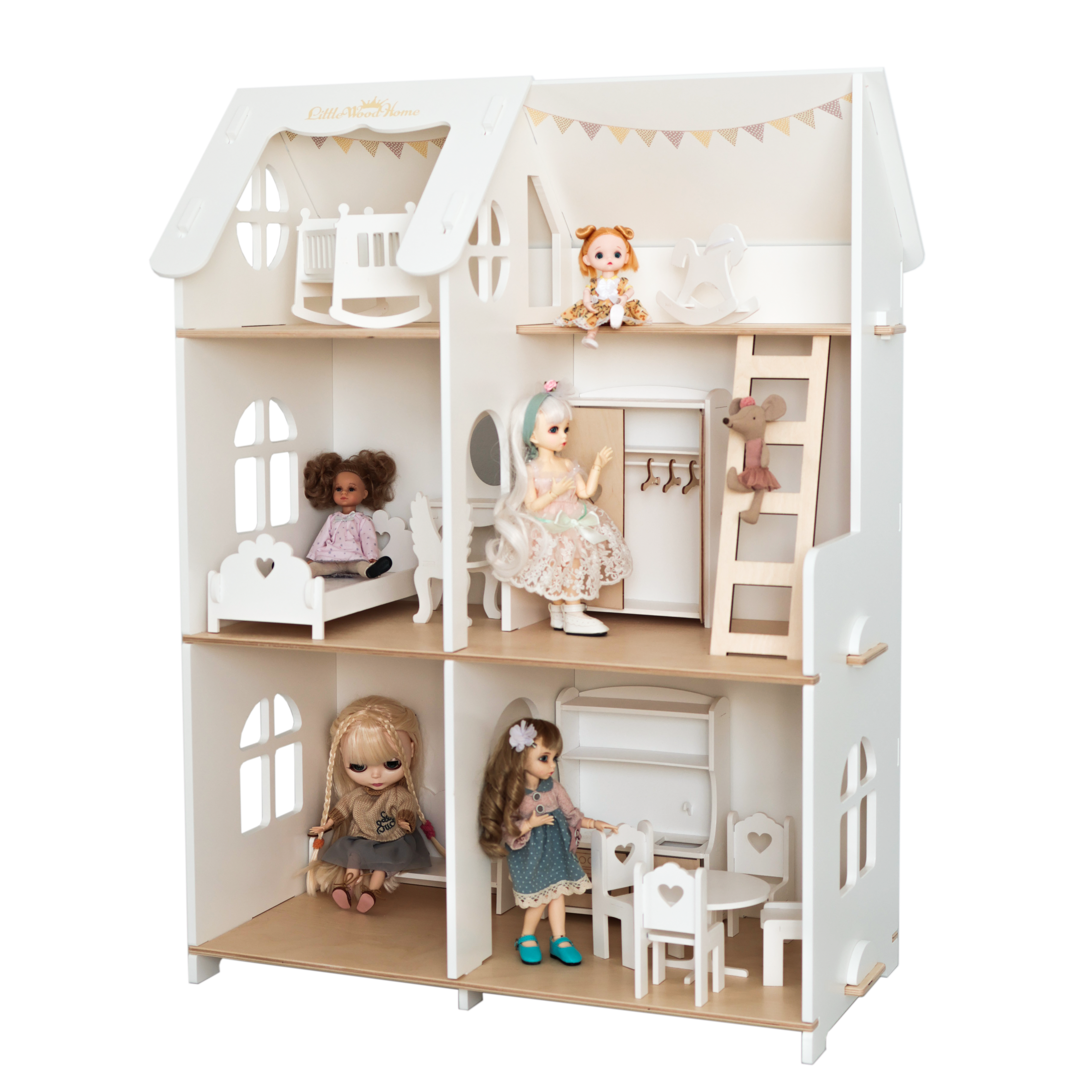 Игровой домик LittleWoodHome Вилла Биг Сканди 8620 - фото 9