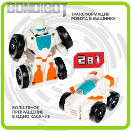 Трансформер BONDIBON Bondibot Робот-машинка исследователь 2 в 1 оранжевого цвета