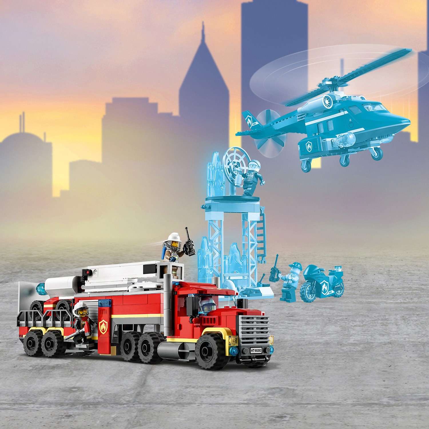 Конструктор LEGO City Fire Команда пожарных 60282 - фото 9