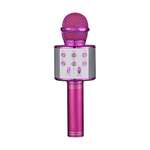 Микрофон CASTLELADY для караоке беспроводной Ярко-розовый