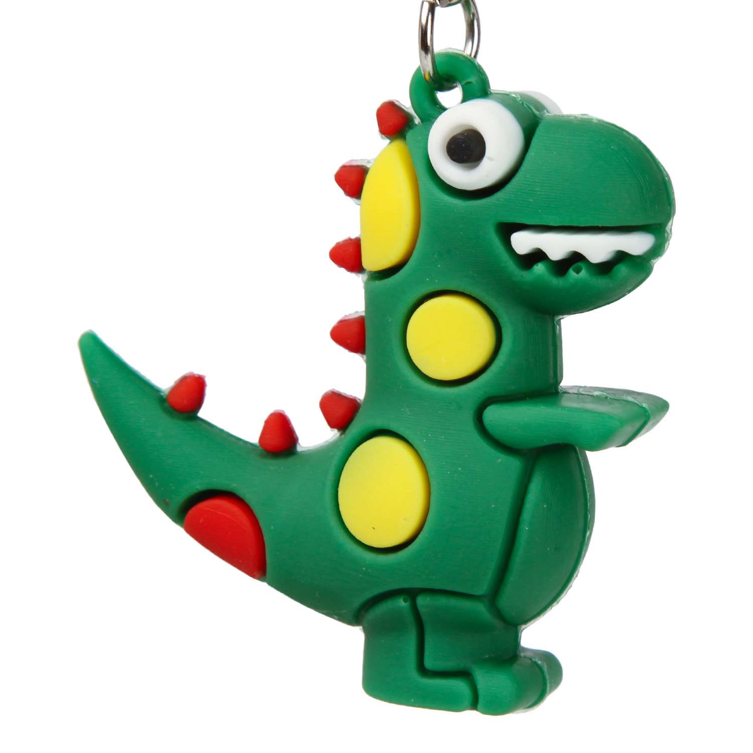 Брелок Динозавр зеленый - фото 2