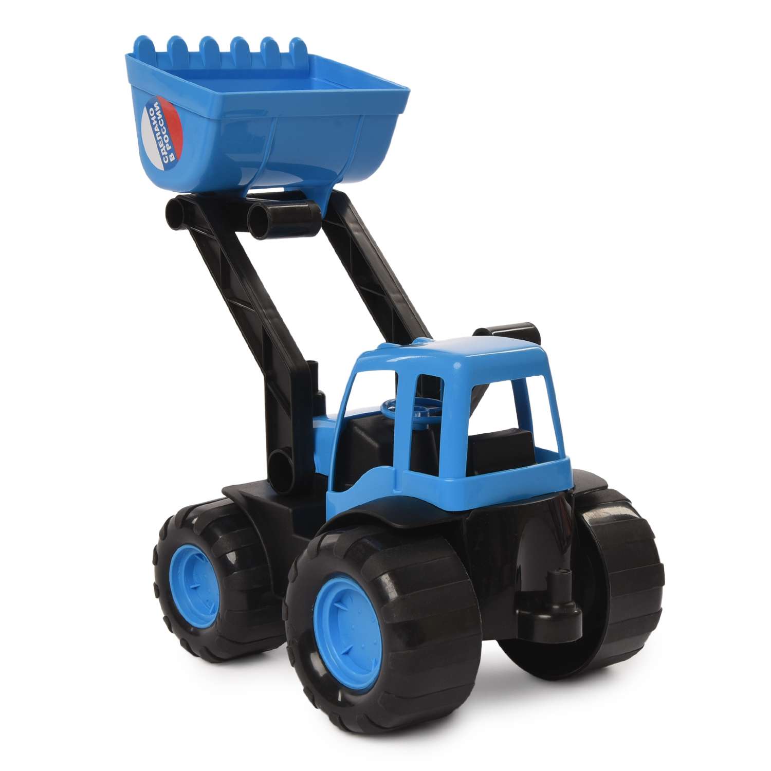 Трактор Zebratoys с ковшом Active Синий 15-10176 - фото 6