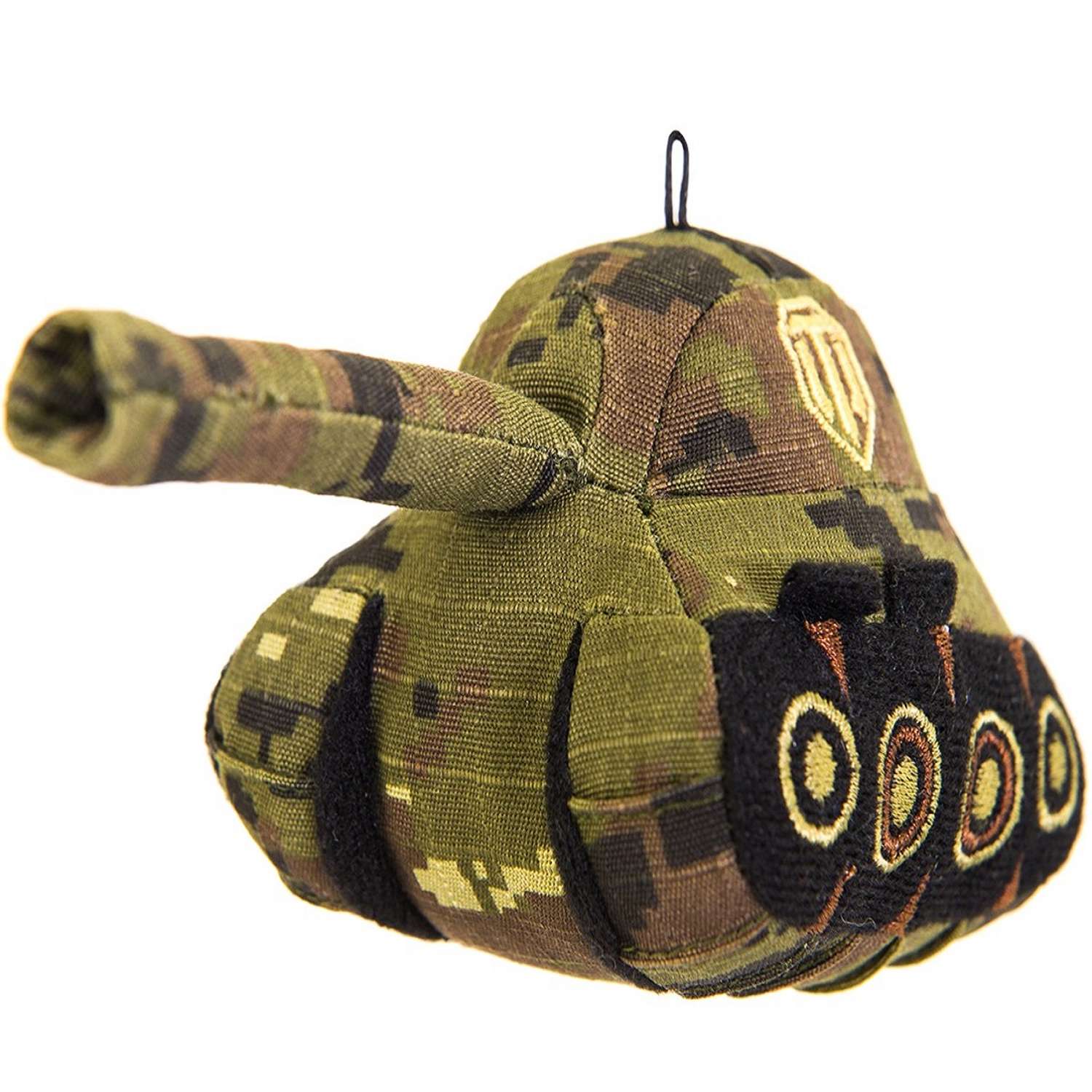 Мягкая игрушка World of Tanks в виде танка зеленый хаки - фото 2