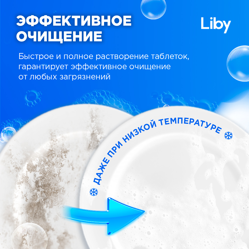 Таблетки Liby для посудомоечной машины the balance all in 1. 35 шт - фото 3