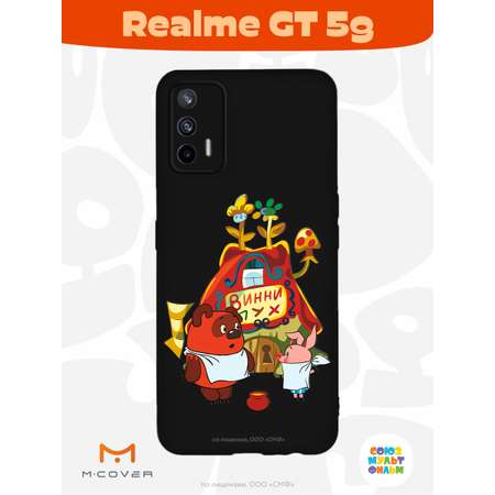 Силиконовый чехол Mcover для смартфона Realme GT 5G Союзмультфильм Дом Медвежонка