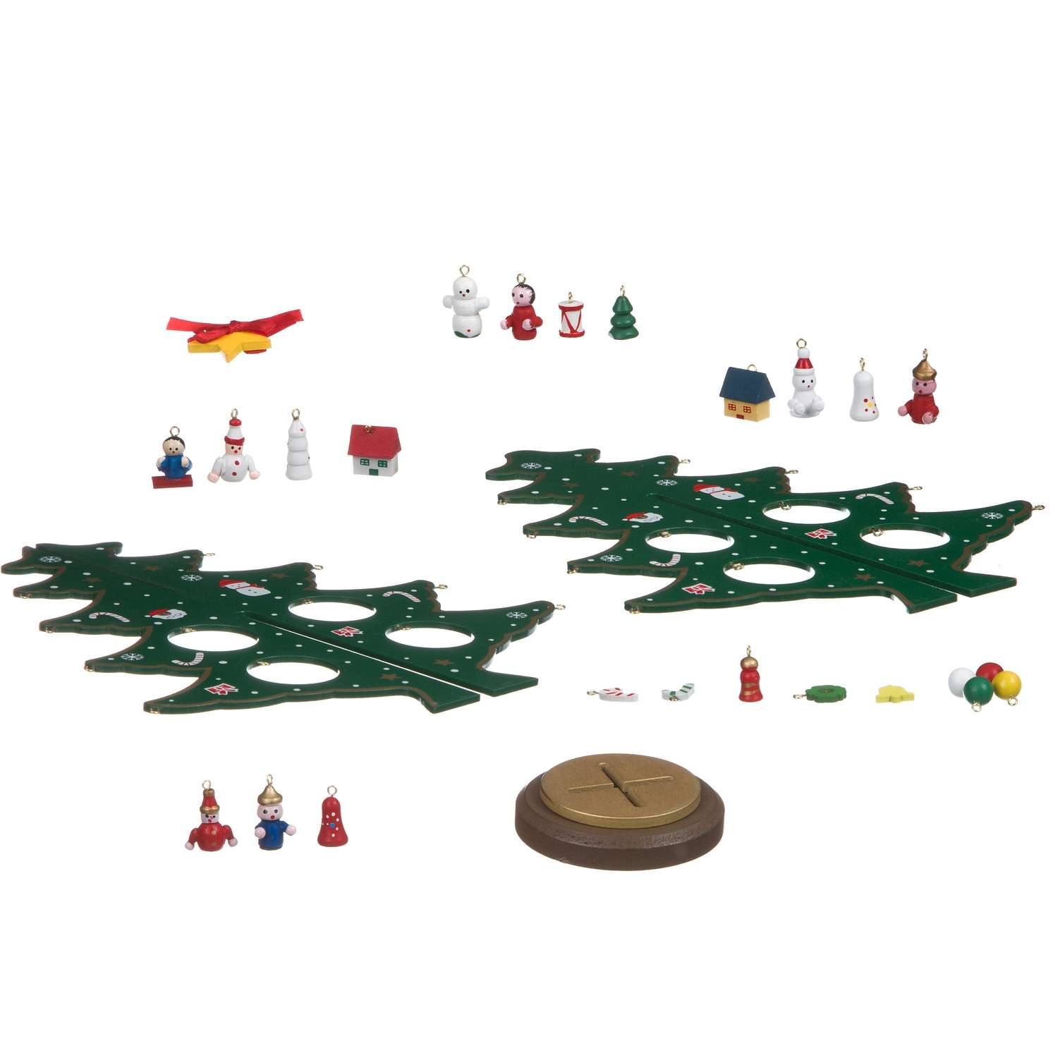 Набор для творчества BONDIBON Деревянная ёлочка 3D с игрушками высота 29см - фото 5
