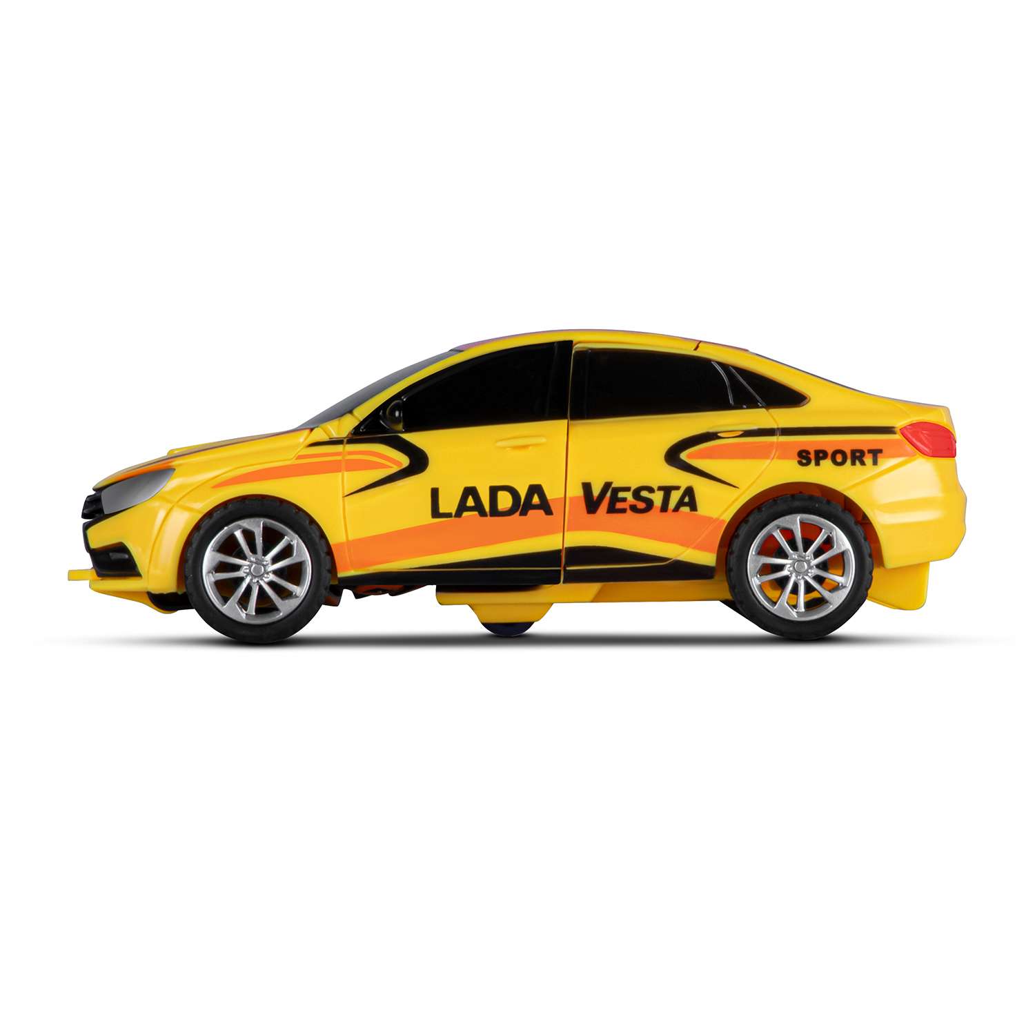 Машинка робот трансформер AUTODRIVE Lada Vesta фрикционная JB0404767 - фото 8