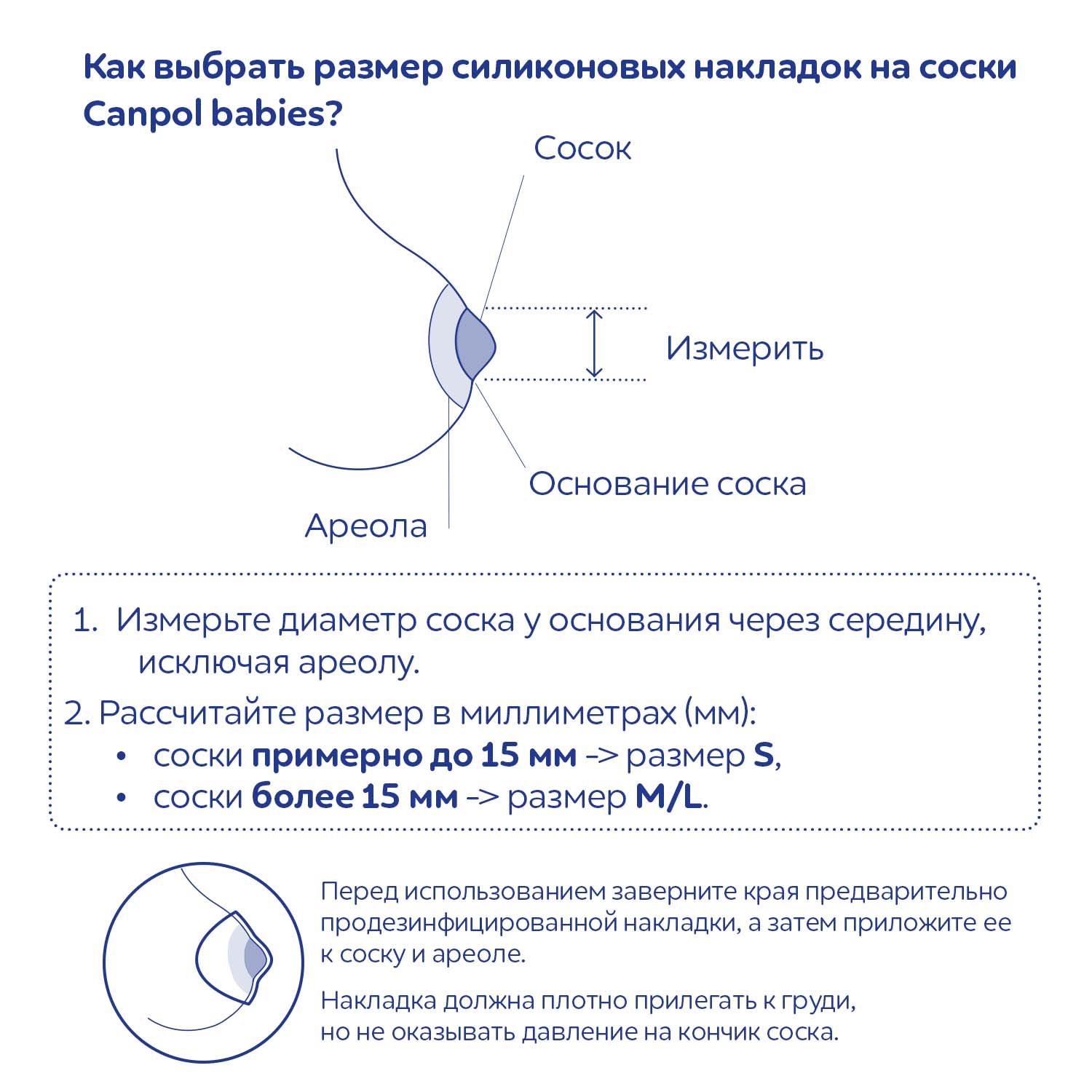 Накладки на соски Сanpol babies Easy Start S 2шт - фото 8