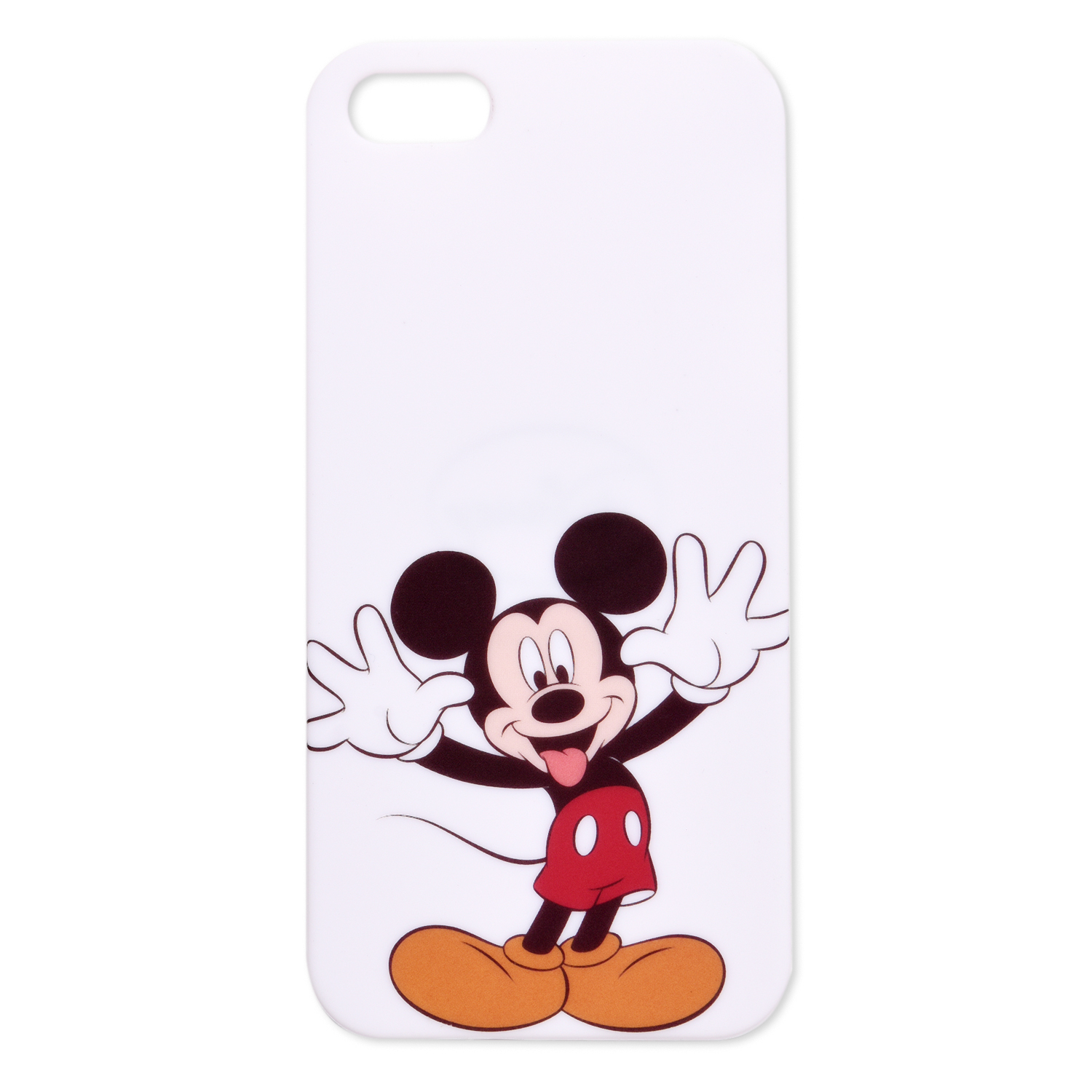 Крышка задняя для iPhone 5 Disney Микки Белый купить по цене 149 ₽ в  интернет-магазине Детский мир