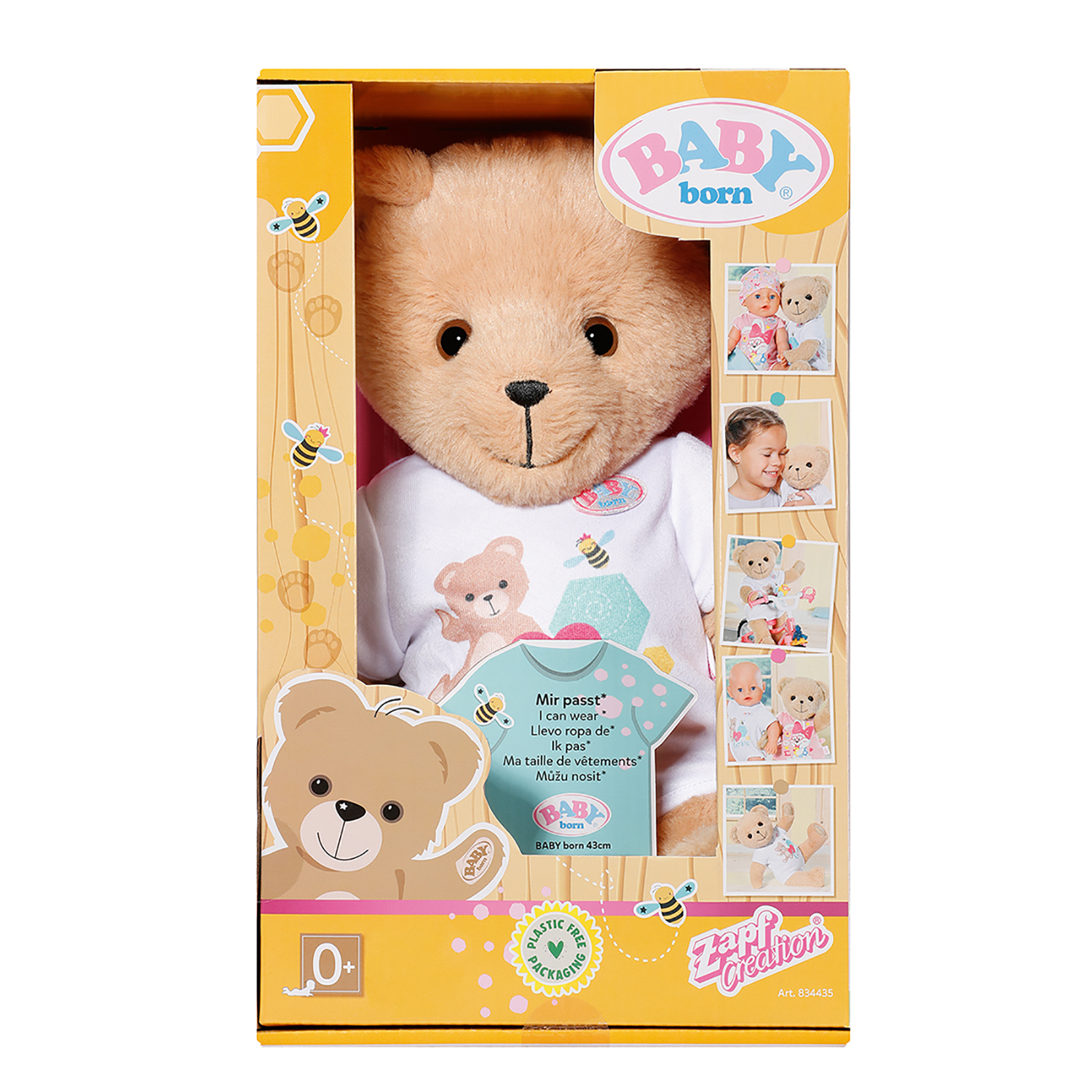 Игрушка мягкая Baby born Мишка с аксессуарами 834435/41296 - фото 7