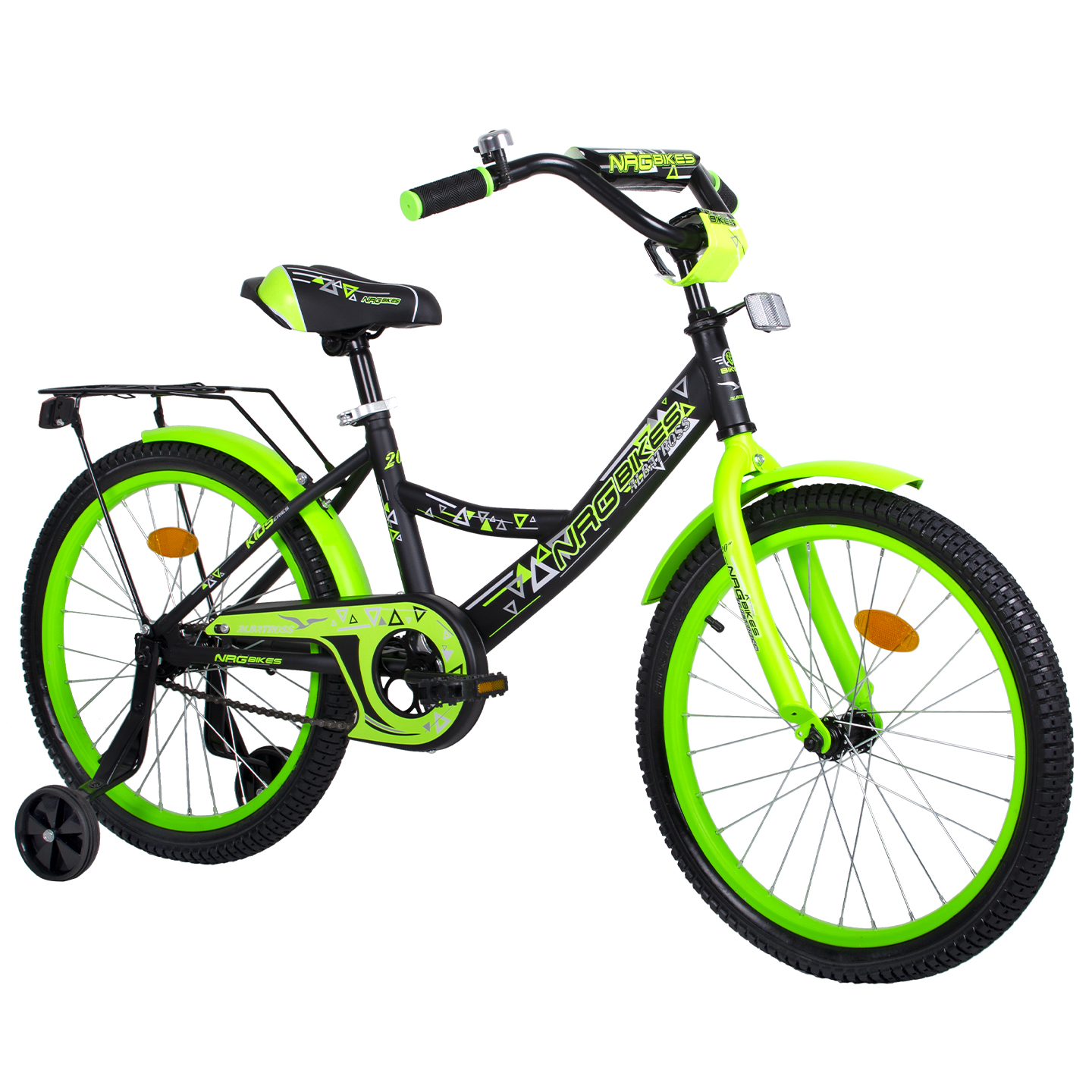 Велосипед NRG BIKES Albatross 20 black-green - фото 8