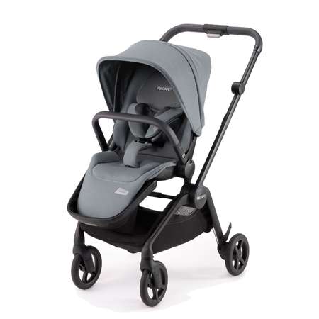 Коляска 2 в 1 Recaro Sadena шасси Black Prime Silent Grey