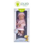 Кукла-пупс Junfa Pure Baby 35см в розовом платье