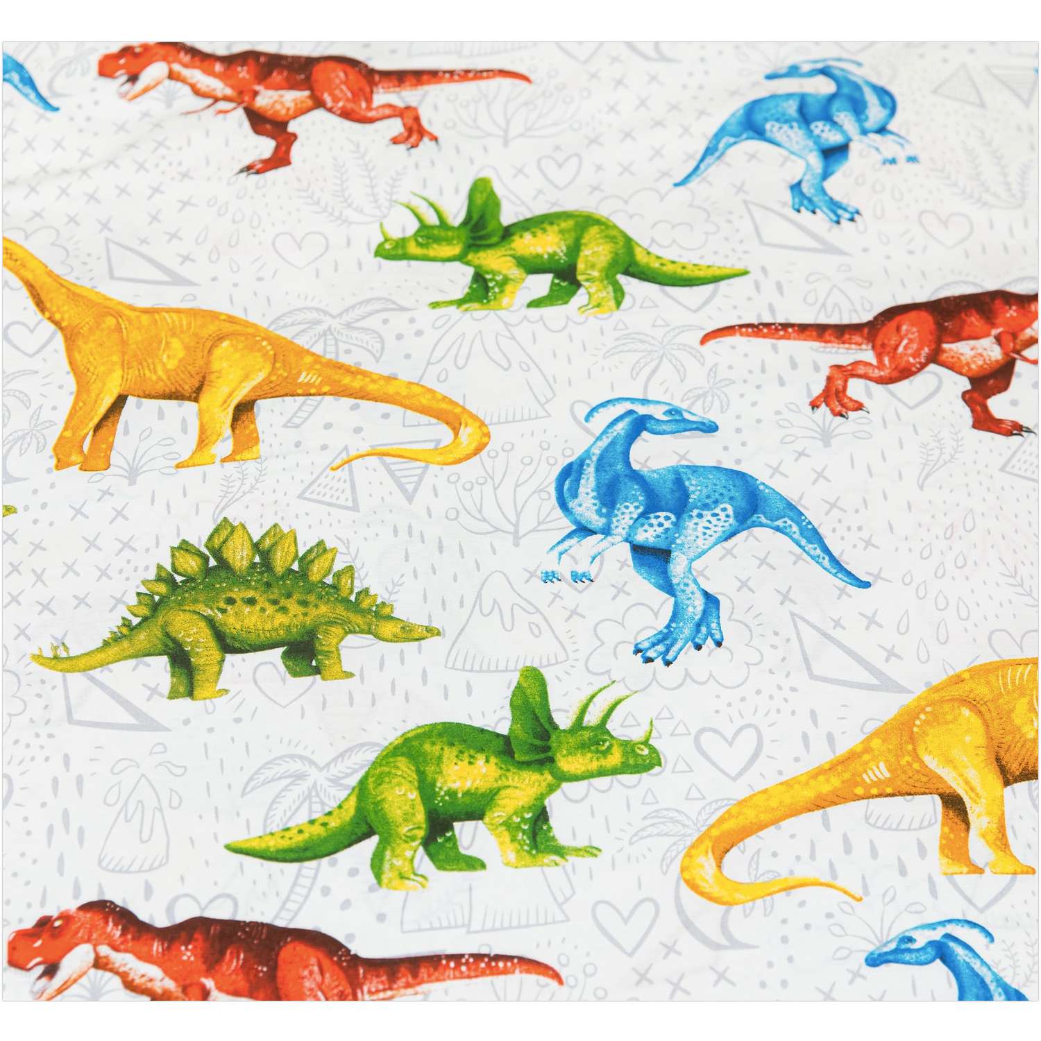 Комплект постельного белья BambinoMio Динозавры поплин 80х160 120х180 40х60 - фото 7