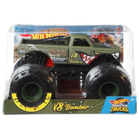 Машинка Hot Wheels Monster Trucks V8 Бомбер GTP60