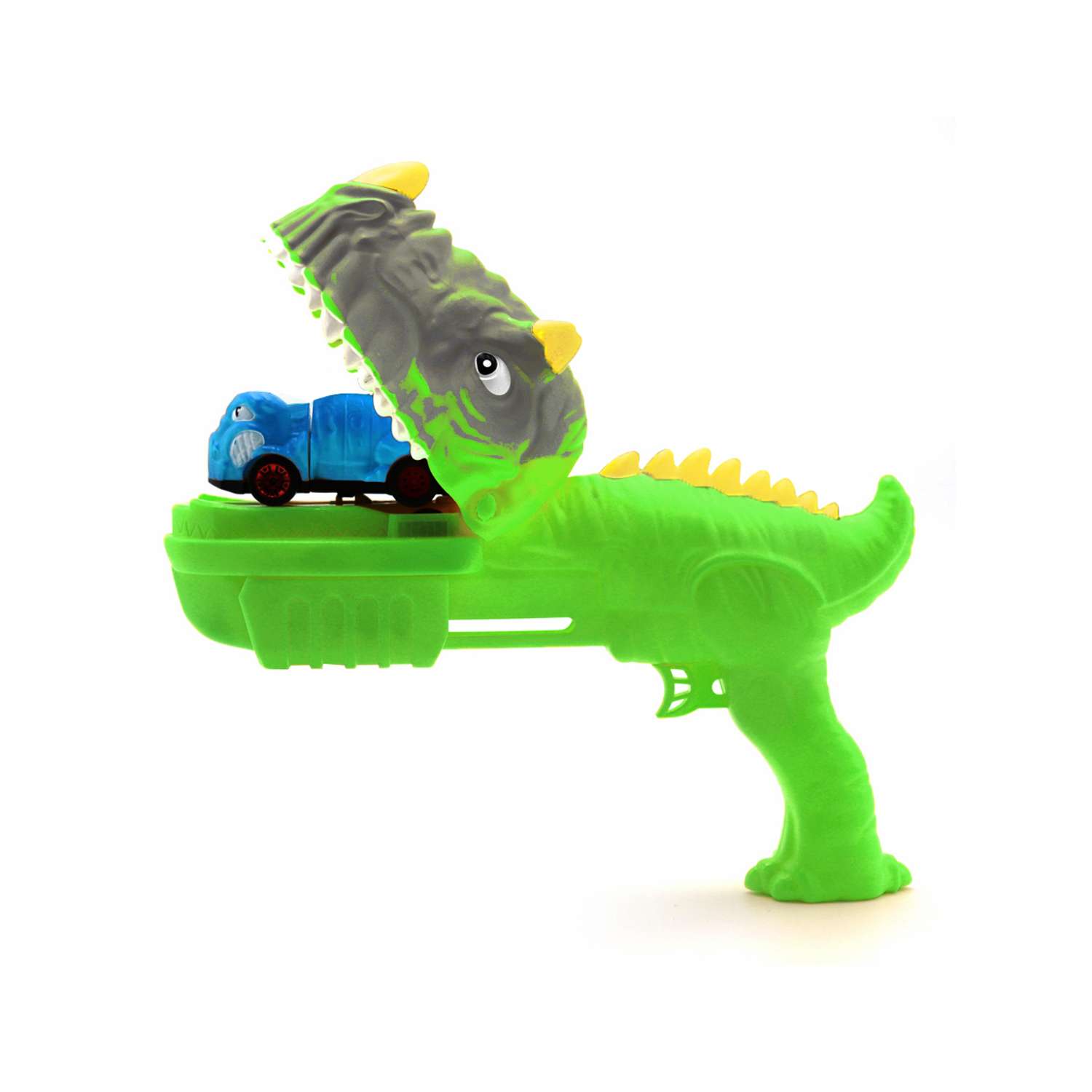 Игровой набор Speedy Dinos скоростные динозавры с 1 фрикционной машинкой и пусковым устройством зеленый K02SPD003-2 K02SPD003-2 - фото 1