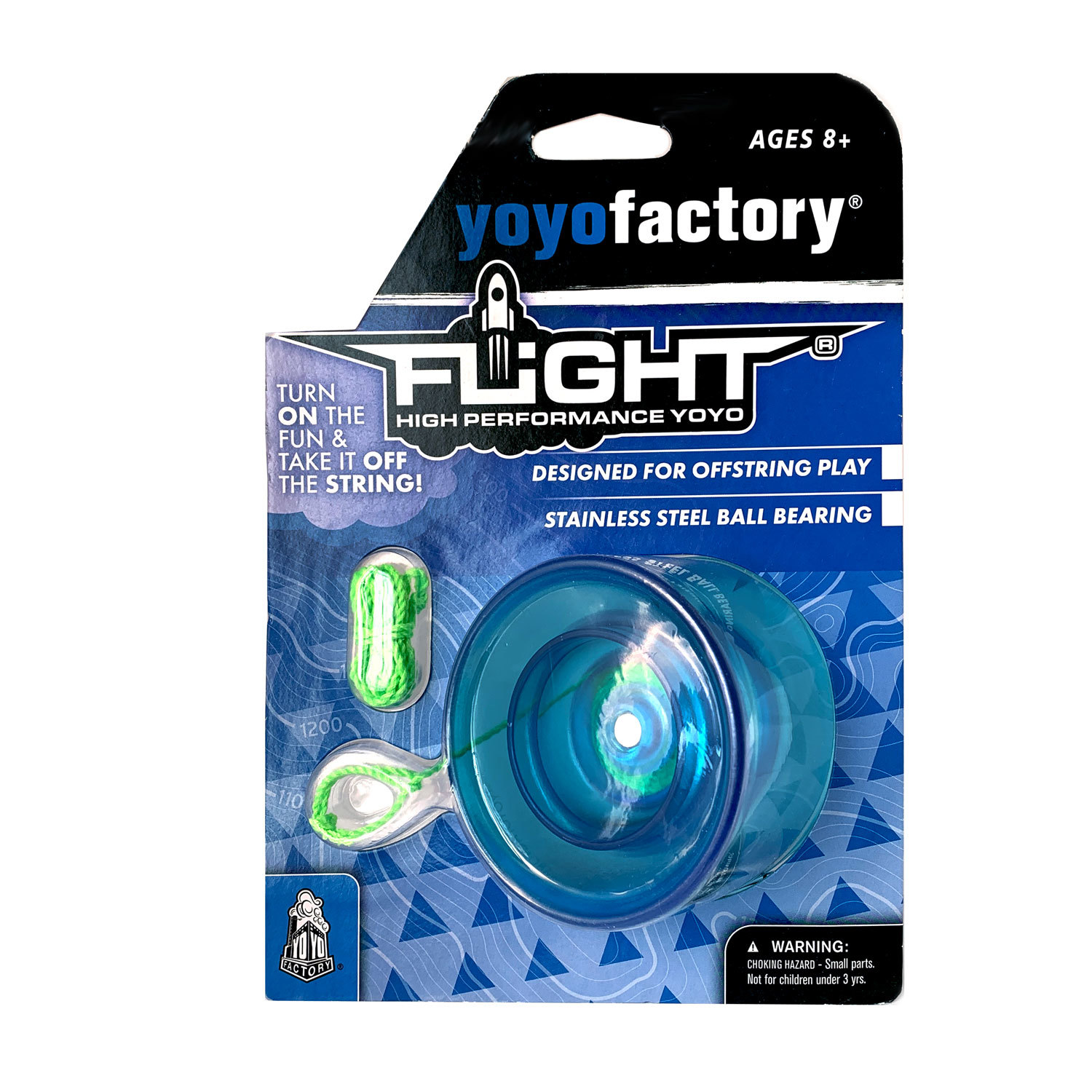 Игра YoYoFactory Йо-Йо Flight Синий YYF0009/blue - фото 2