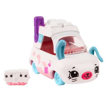 Машинки Cutie Cars 3шт +мини-фигурки Shopkins S3 Чайная минутка