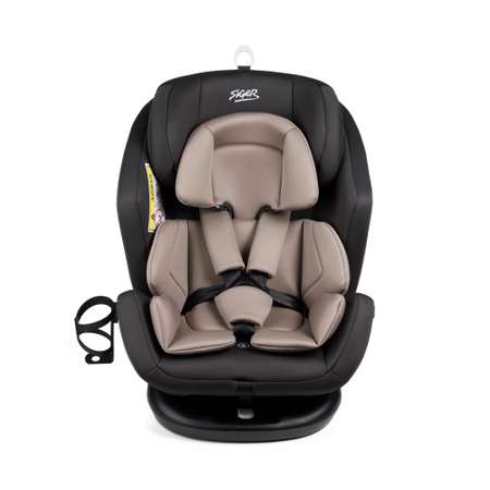 Детское автокресло SIGER Ультра Isofix гр.0+/ I/II/III антрацитово-серый