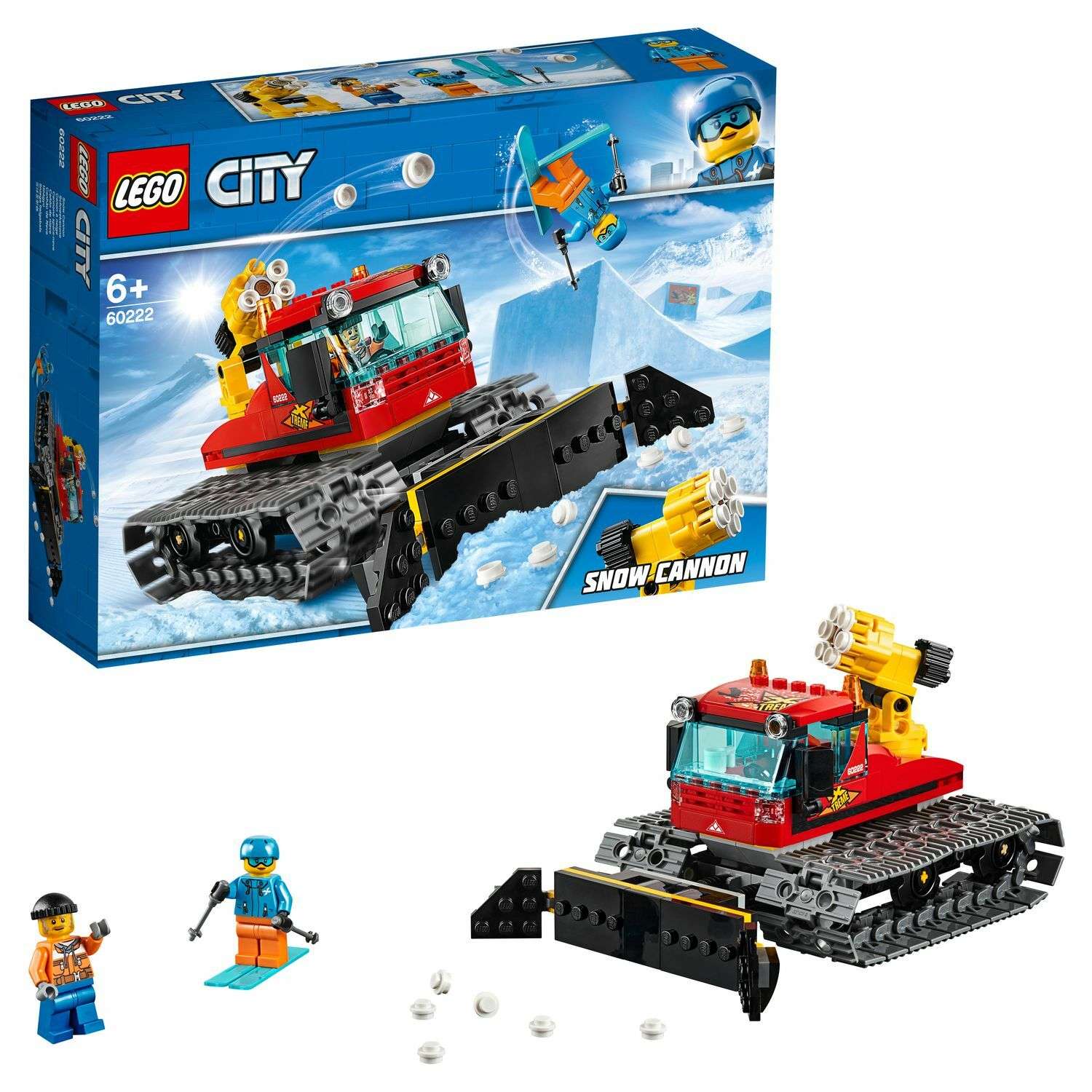 Конструктор LEGO City Great Vehicles Снегоуборочная машина 60222 - фото 1