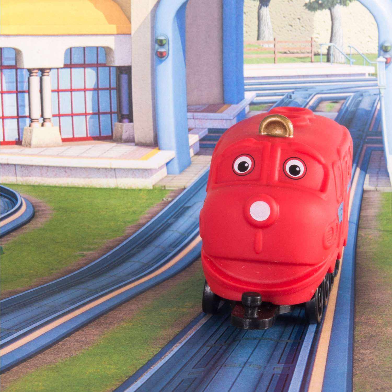 Веселые паровозики из чаггингтона. Chuggington паровозик в блистере Уилсон. Чаггингтон Уилсон игрушка. Игрушка Chuggington «паровозик Уилсон». Паровозик Чаггингтон Уилсон.